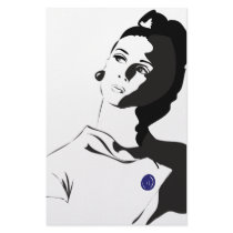 60's Lady stationery