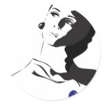 60's Lady Sticker