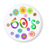60s Love Fridge Magnet