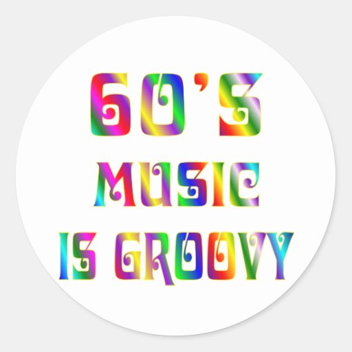 60s-music-classic-round-sticker-zazzle