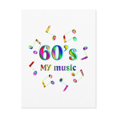60s Music Lover Post Cards by TLArnold6