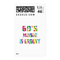 60s Music Postage Stamps