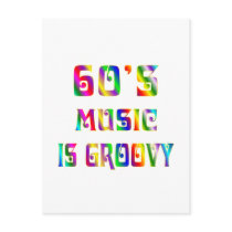 60s Music Postcard