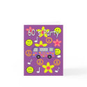 60's Party Invitation cards