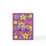 60's Party Invitation cards