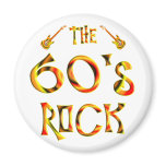 60's Rock Refrigerator Magnets