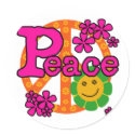60s Style Peace stickers by peace_environment 60s Style Peace stickers