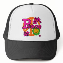 60s Style Peace T-shirts and Gifts Trucker Hats