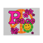 60s Style Peace T-shirts and Gifts Postcards