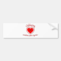 60th. Anniversary Bumper Sticker
