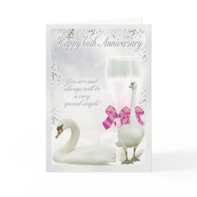 60th Anniversary - Diamond Anniversary cards