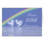 60th Anniversary Diamond Hearts Card