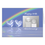 60th Anniversary Diamond Hearts (for photo) Card