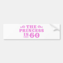60th Birthday Bumper Sticker