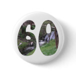 60th Birthday Button