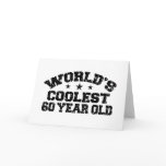 60th Birthday Greeting Card