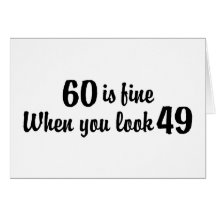 60th Birthday Card