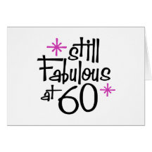 60th Birthday Card