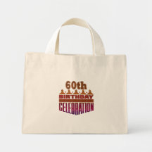 60th Birthday Celebration Gifts Bags