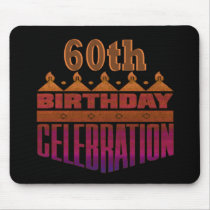 60th Birthday Celebration Gifts mousepads by birthday_gifts 60th Birthday Celebration Gifts mousepads