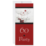60th Birthday celebration party major CUSTOMIZE Personalized Announcements