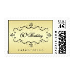 60th Birthday - Elegant Party Invitation Postage