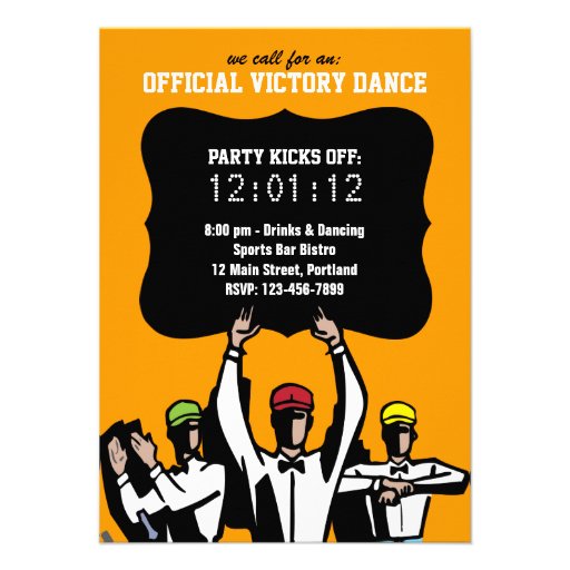 60th Birthday Football Party Invitation - Official