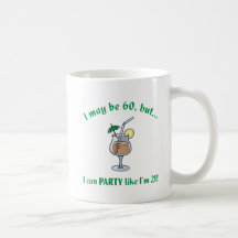 60th Birthday Gag Gift Coffee Mugs