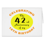 60th Birthday Gag Gift Greeting Card