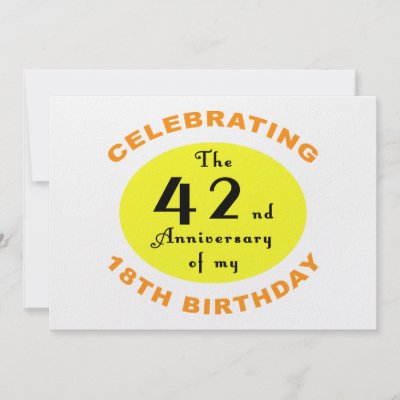 60th Birthday Gag Gift invitations