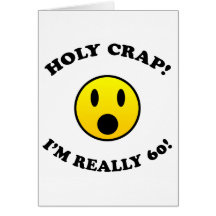 60th Birthday Gag Gifts Card
