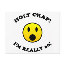 60th Birthday Gag Gifts Postcards