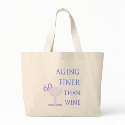 60th Birthday Gift Idea Canvas Bags by birthdaygifts