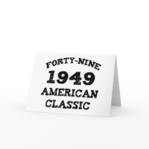 60th Birthday Gifts, 1949 American Classic! Cards