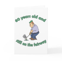 60th Birthday Golfer Gag Gift cards by birthdaygifts 60th Birthday Golfer Gag Gift cards