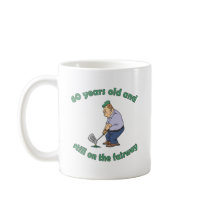 60th Birthday Golfer Gag Gift mugs