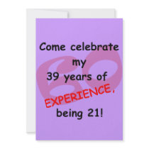 60th Birthday Invitation