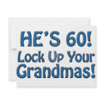 60th Birthday Invitations