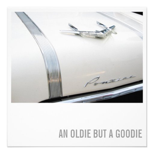 60th Birthday Invitation - Car Lover Oldie Goodie