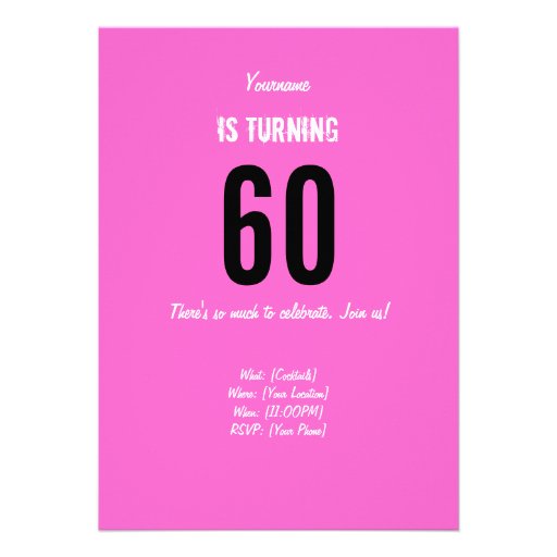 60th Birthday Invitation - Mom Beautiful Hero