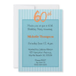 60th  Birthday Invitations