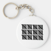60th birthday key chains