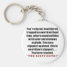 60th Birthday Keychain