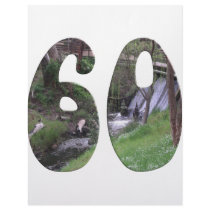 60th Birthday Letterhead Template