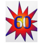60th Birthday Letterhead Design
