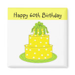 60th Birthday magnets
