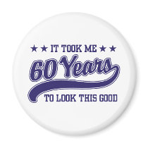 60th Birthday Magnets