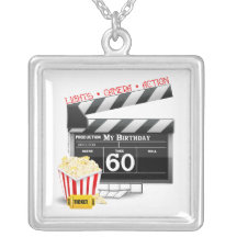 60th Birthday Movie Theme Pendants