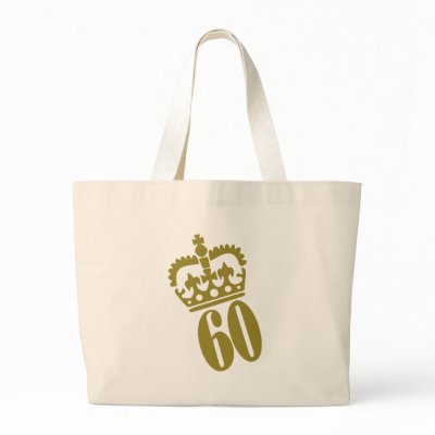 60th Birthday - Number – Sixty Canvas Bags by Thinkdifferent