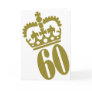 60th Birthday - Number – Sixty Cards